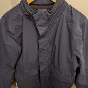 Proof field jacket navy medium with hood